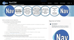 Desktop Screenshot of navcom.com.br